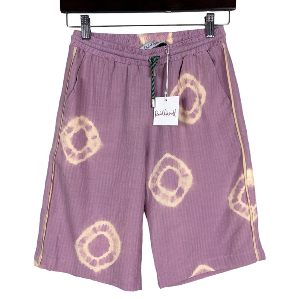 Rachel Antonoff Purple Tie-Dye Women Shorts